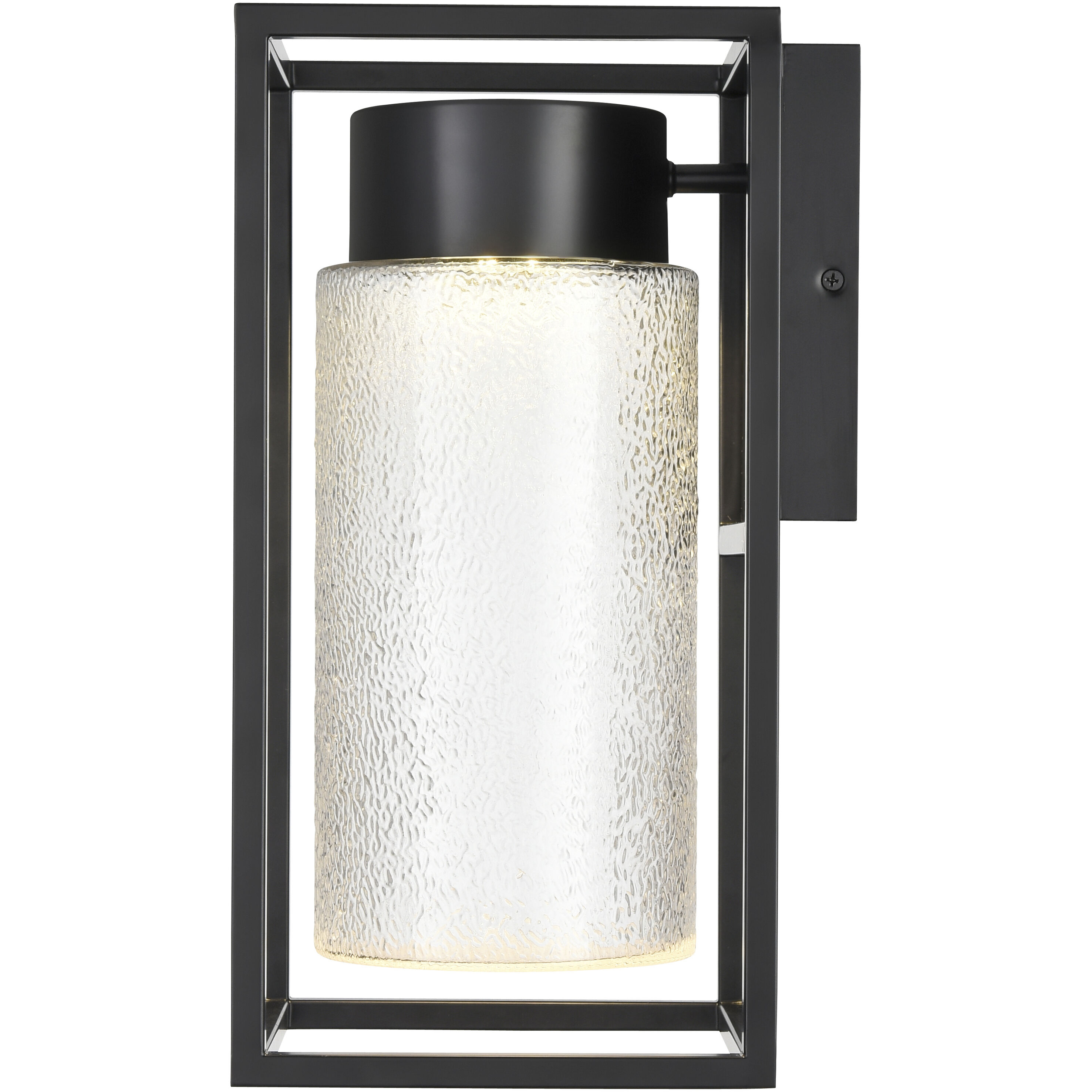 None LED 15.16 inch Powder Coated Black Outdoor Wall Sconce